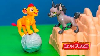 LION GUARD Kion Has fun with Janga New Toys Video [upl. by Aleksandr]