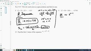 Arithmetic and Geometric Sequences and Series [upl. by Greyso]