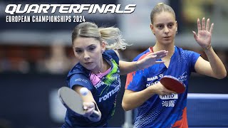 FULL MATCH  Bernadette Szocs vs Charlotte Lutz  2024 European Championships Quarterfinals [upl. by Mclaurin]