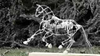 Galloping Horse Mechanism  Kinetic Sculpture [upl. by Leahplar]