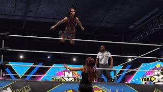 WWE 2K22  MANDY ROSE VS KAY LEE RAY  NXT In Your House [upl. by Desdamonna92]