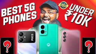 TOP 5 Best 5G Phones Under 10000 in Flipkart Big Billion Sale 2024 🔥 [upl. by Acie]