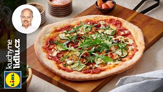 Domácí pizza se zeleninou  Roman Paulus  RECEPTY KUCHYNĚ LIDLU [upl. by Eimmij]