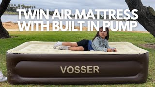 Twin Air Mattress with Builtin Pump [upl. by Yespmed]