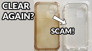 How To Make A Phone Case Clear Again  Restore Yellowed iPhone or Android Phone Case  Quick Fix DIY [upl. by Novaat]