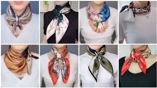 How to Tia A Scarf Around Your Neck Different and Beautiful Styles to Wear a Scarf for Women [upl. by Aved]