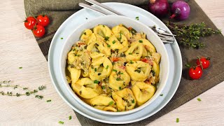 Leckeres Abendessen in 20 Minuten Tortellini mit Artischocken und Tomaten einfach und lecker 😋 [upl. by Lundgren]