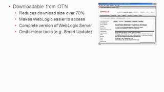 WebLogic Server 11gR1 PS3 1034 New Features Overview [upl. by Gloriana398]