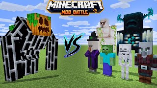 Mutant Ironbars Golem vs All Minecraft Mobs in minecraft battle  Ironbars Golem vs Warden [upl. by Sara-Ann]