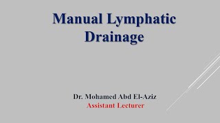 Manual Lymphatic Drainage [upl. by Pat900]