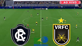 REMO X VOLTA REDONDA  AO VIVO COM IMAGENS DO BRASILEIRÃO SERIE C  ASSISTA AGORA  JOGO DE HOJE PES [upl. by Hullda]