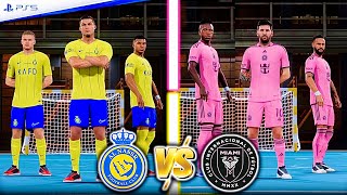 FIFA VOLTA  RONALDO MESSI MBAPPE HAALAND VINI JR SALAH ALL STARS  AL NASSR VS INTER MIAMI [upl. by Kaz]