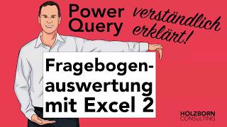 049 Fragenbogenauswertung mit Excel  Teil 2  Abfrage und Umfrage mit Excel Tipp Tutorial [upl. by Shanta199]