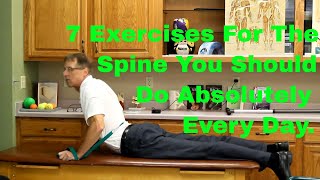 7 Exercises For The Spine That You Should Do Absolutely EVERY Day [upl. by Ahsiliw]