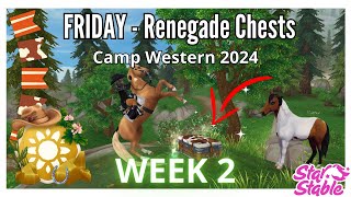 🤠SSO  Renegade Chest Locations🔸WEEK 2 FRIDAY🔸Camp Western 2024 [upl. by Reagan]