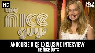 Angourie Rice  The Nice Guys Exclusive Movie Interview [upl. by Raamal]