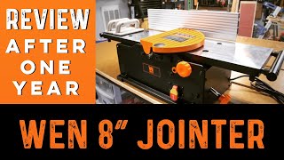 WEN 8” Benchtop Jointer  Review After One Year  Pros and Cons [upl. by Hctim]