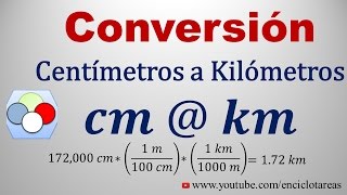 Convertir de Centímetros a Kilómetros cm a km [upl. by Olin112]