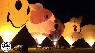 de volledige magische nightglow van luchtballonnen op 28 juni 2024 in Grobbendonk in de kempen [upl. by Wolenik528]