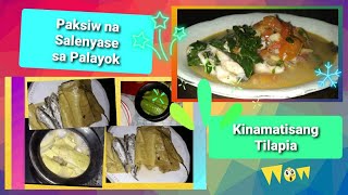 Kinamatisang Tilapia amp Paksiw na Salenyasi sa Palayok  2 Recipes Easy to Cook  Vir Ghie [upl. by Arria483]