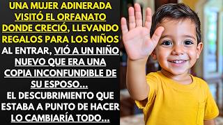 UNA MUJER LLEVA REGALOS PARA LOS NIÑOS AL ORFANATO EN EL QUE ELLA CRECIÓ UN DÍA UN NIÑO [upl. by Erle]