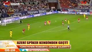 Azeri sipikerden Türkiyenin futbol zaferi [upl. by Dewain]