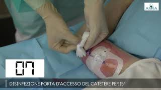 MEDICAZIONE PICC E GESTIONE DELLA LINEA INFUSIONALE [upl. by Severin]