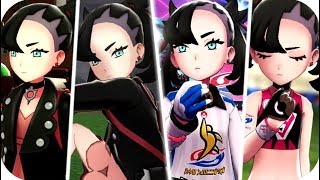 Pokémon Sword amp Shield  All Rival Marnie Battles HQ [upl. by Aes]