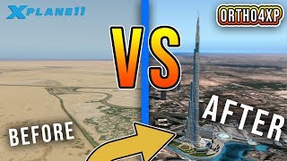 Ortho4XP  Dubai  Photorealistic scenery in a flight simulator  Xplane 1131 [upl. by Irrok]