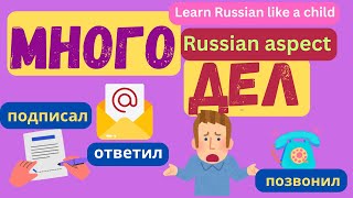 learn Russian grammar Russian aspect [upl. by Aoh]