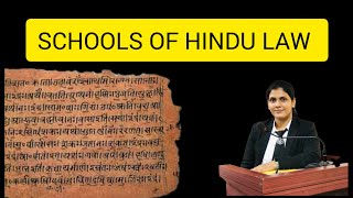 SCHOOLS OF HINDU LAWMitakshara and Dayabhaga schoolMithila School of law [upl. by Kraus]