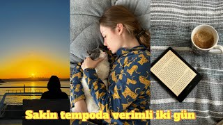 SAKİN VERİMLİ VLOG crossfit tıp fakültesi dersleri cilt bakımı Beykoz’da gün batımı… [upl. by Jeannie482]