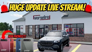 Greenville Wisc Roblox l HUGE PHONE UPDATE Live Stream [upl. by Tybie]