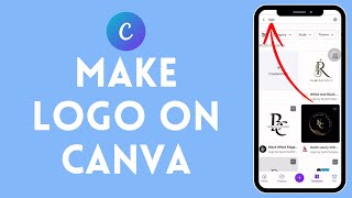 How to Make Logo in Canva in 1 Minute [upl. by Ellebasi268]