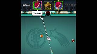 ❤️ Heart Win Game  8 Ball Pool Trick shots shorts devilsamegaming 8ballpool 8poolgame viral [upl. by Euqinom508]