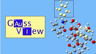 ガウスビュー6 チュートリアル：原子を選択する様々な手法 [upl. by Dolli537]