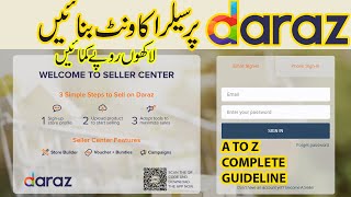 Sell on Daraz  How to Create Daraz Seller Account in 2023  Daraz Seller Tutorial [upl. by Gnuhn]