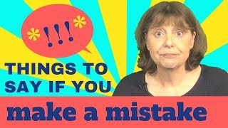 7 things to say if you make a mistake [upl. by Sammy]