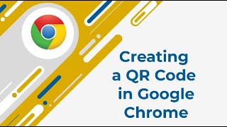 Creating a QR Code in Google Chrome [upl. by Anelrahc561]