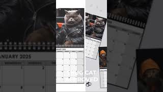 Thug Cat 2025 Wall Planner with Bold Kitty Designs [upl. by Kamilah]