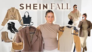 SHEIN FALL CLOTHING HAUL 2023  Everyday Work amp Thanksgiving Outfit Ideas Wardrobe Basics [upl. by Froemming]