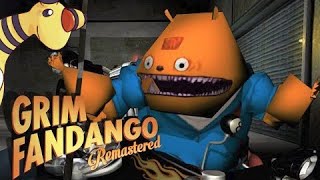 Glottis is an elemental given one purpose one skill one desire to drive  💀Grim Fandango p2 [upl. by Enilraep998]