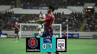 🇨🇷Costa Rica 01 Panamá🇵🇦 resumen Cuartos de Final IDA CNL [upl. by Inaboy684]