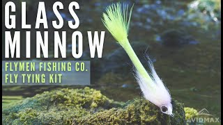 How to tie The Glass Minnow  Flymen Fishing Co Fly Tying Kit  AvidMax Fly Tying Tuesday Tutorials [upl. by Dunston]