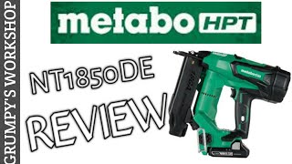 METABO HPT NT1850DE BRAD NAILER REVIEW [upl. by Rehpotsihc]