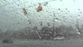 Traffic light blows off in a storm [upl. by Okihcas333]