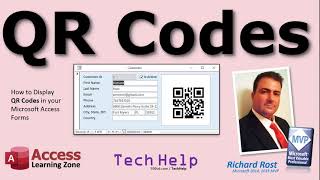 How to Display QR Codes in your Microsoft Access Database Forms [upl. by Merry]