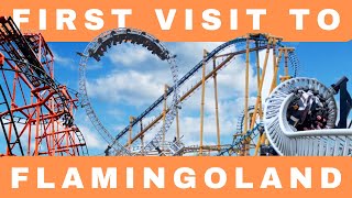 FIRST EVER VISIT TO FLAMINGOLAND  On Ride POVs [upl. by Nalliuq631]