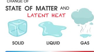 LATENT HEAT OF FUSION AND LATENT HEAT OF VAPORISATION [upl. by Terrag]