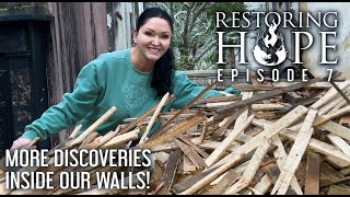 4K Restoring HopeMore Amazing Discoveries Watch as we save this 300 year old historic home E7 [upl. by Nibuz]